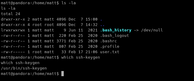 SSH key generation